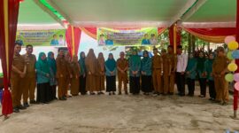 Team penilai dari kota Palembang Arpasah bersama Team penggerak PKK kecamatan, kelurahan,kader posyandu dan perwakilan Puskesmas, Palembang (03/05/2025)