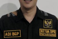 Ketua Ormas DPD Pembela Kesatuan Tanah Air Indonesia Bersatu (PEKAT IB) Kota Palembang, Adi BGP