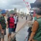 Lurah Kemang Agung Budi Laksana SE MM meninjau langsung bersama pihak PDAM