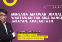 Foto Mahmud Marhaba, Ketum DPP PJS dan Ahli Pers Dewan Pers