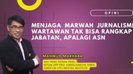 Foto Mahmud Marhaba, Ketum DPP PJS dan Ahli Pers Dewan Pers