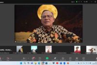 Ketua Dewan Pers, Prof Kamaruddin Hidayat saat memberikan sambutan dan menutup Munas II PJS dan Seminar Nasional di Kota Palu, Selasa (15/07/2025).