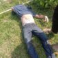Almarhumah Adityawarman saat dievaluasi dari sumur di kebun miliknya, Jumat (8/8/2025) di Pangkalpinang Bangka Belitung.